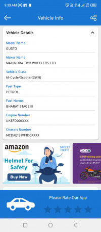 Mahindra Gusto 2015 Model