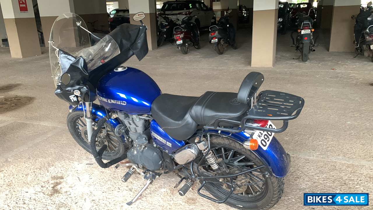 Marine Blue Royal Enfield Thunderbird