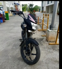 Black Honda Shine 125 Disc