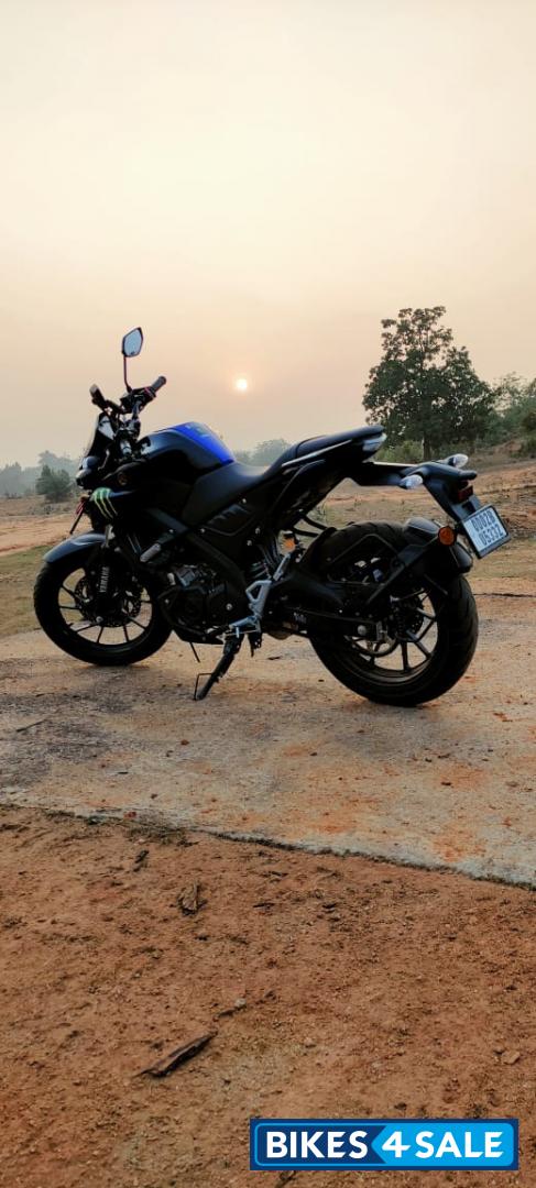 Blue Yamaha MT-15 MotoGP Edition