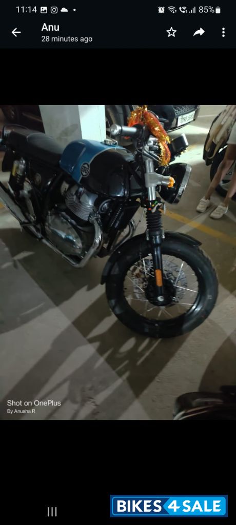 Ventura Blue Royal Enfield Continental GT 650 Twin