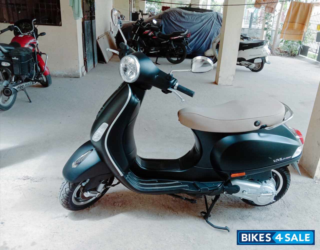 Matt Black Vespa VX 125