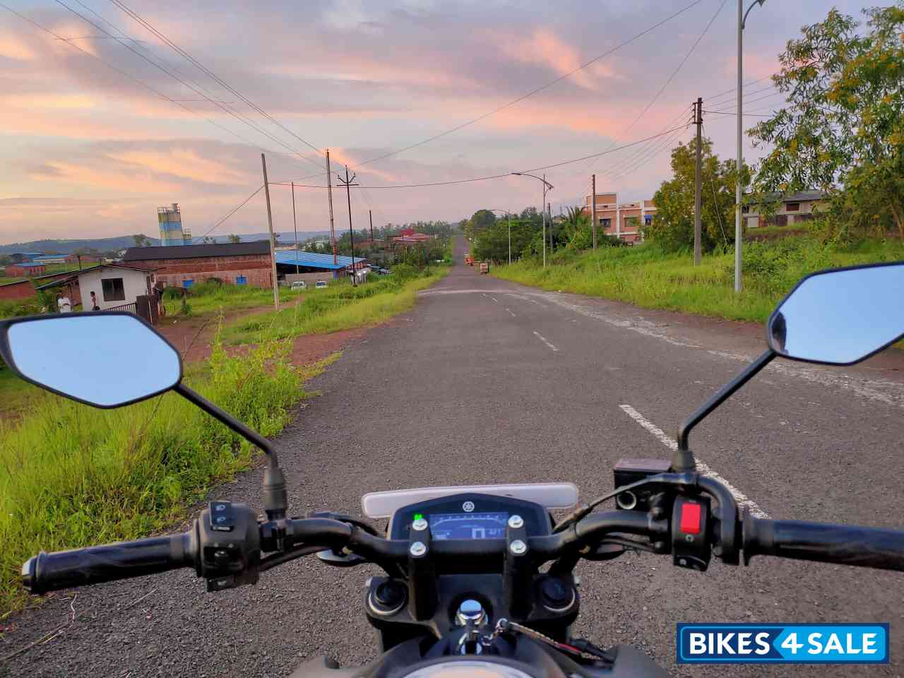 Cyan Blue & Grey Yamaha FZ-S FI V3