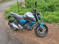 Cyan Blue & Grey Yamaha FZ-S FI V3