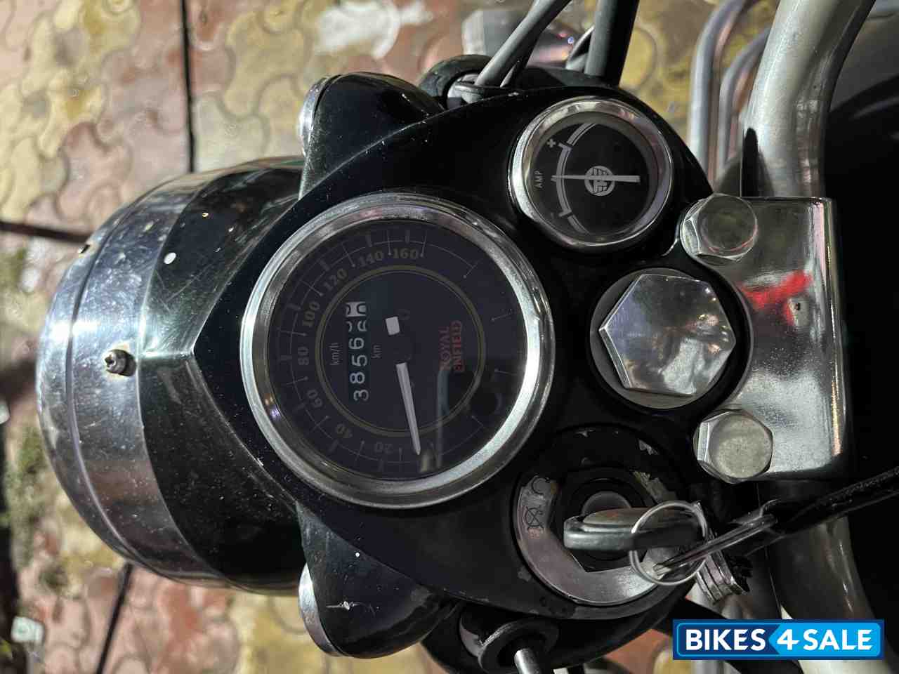 Black Royal Enfield Bullet Electra