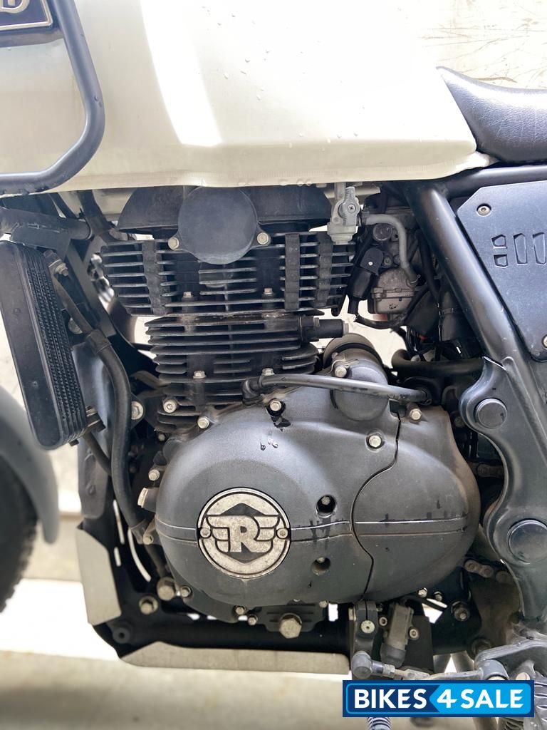 White Snow Royal Enfield Himalayan