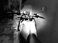 White Snow Royal Enfield Himalayan