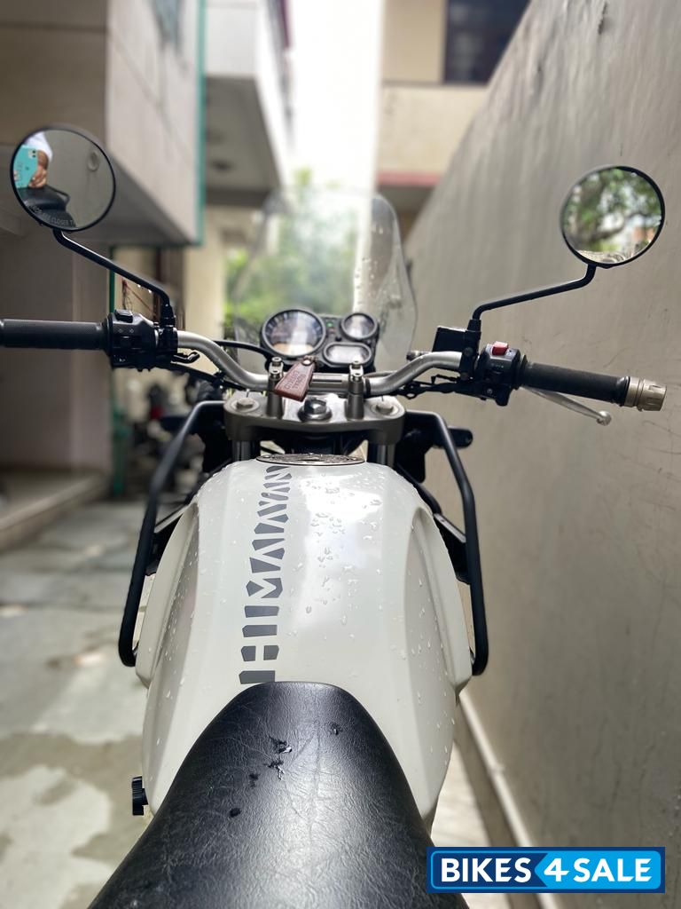 White Snow Royal Enfield Himalayan