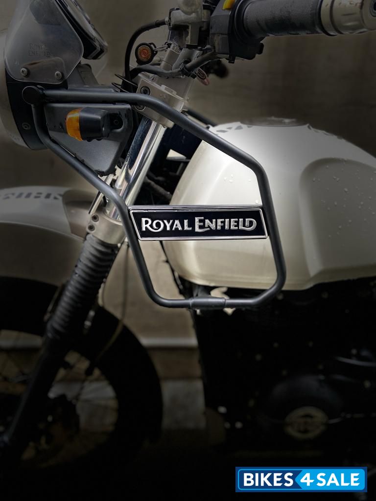 White Snow Royal Enfield Himalayan