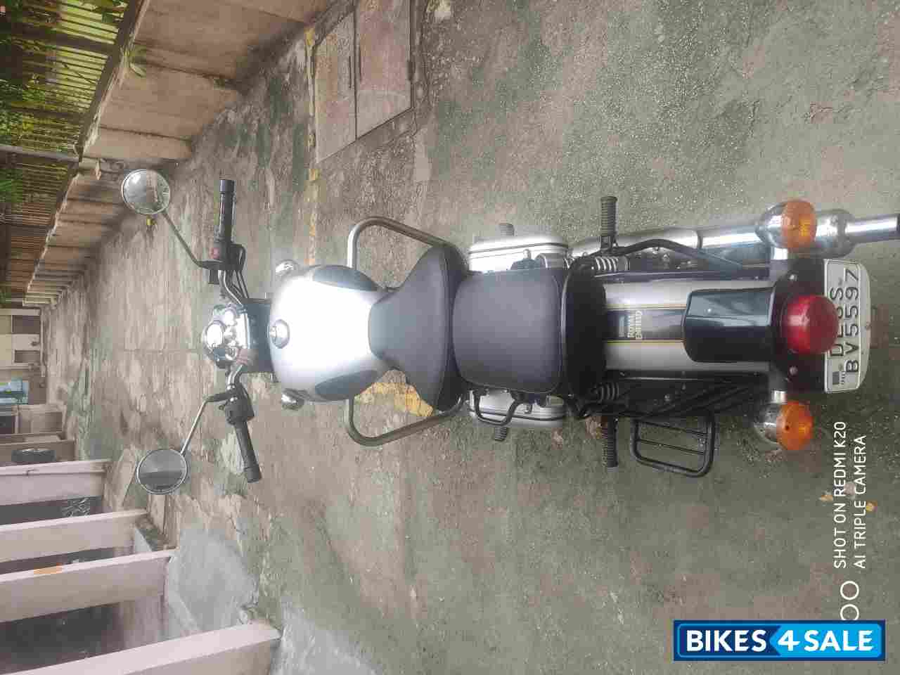 Black & Silver Royal Enfield Classic 500