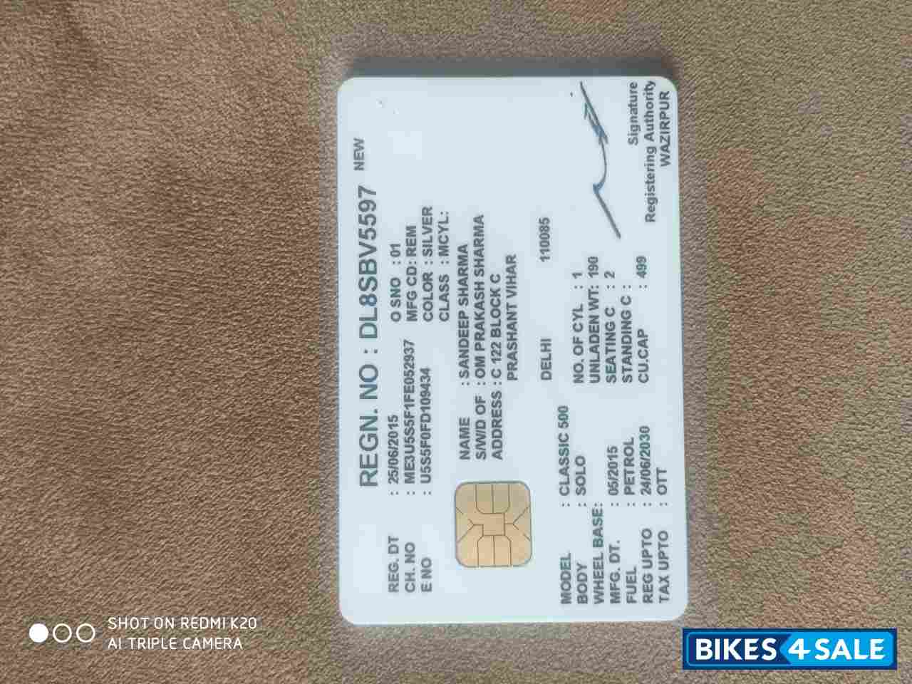 Black & Silver Royal Enfield Classic 500 Black & Silver Royal Enfield Classic 500