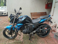 Blue Yamaha FZ-S FI V2