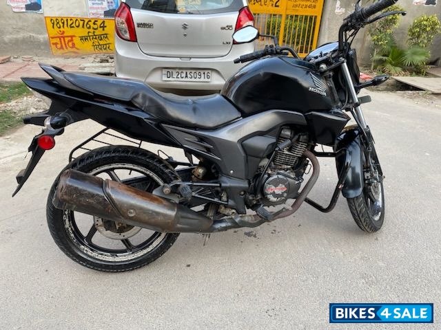 Black Honda CB Trigger