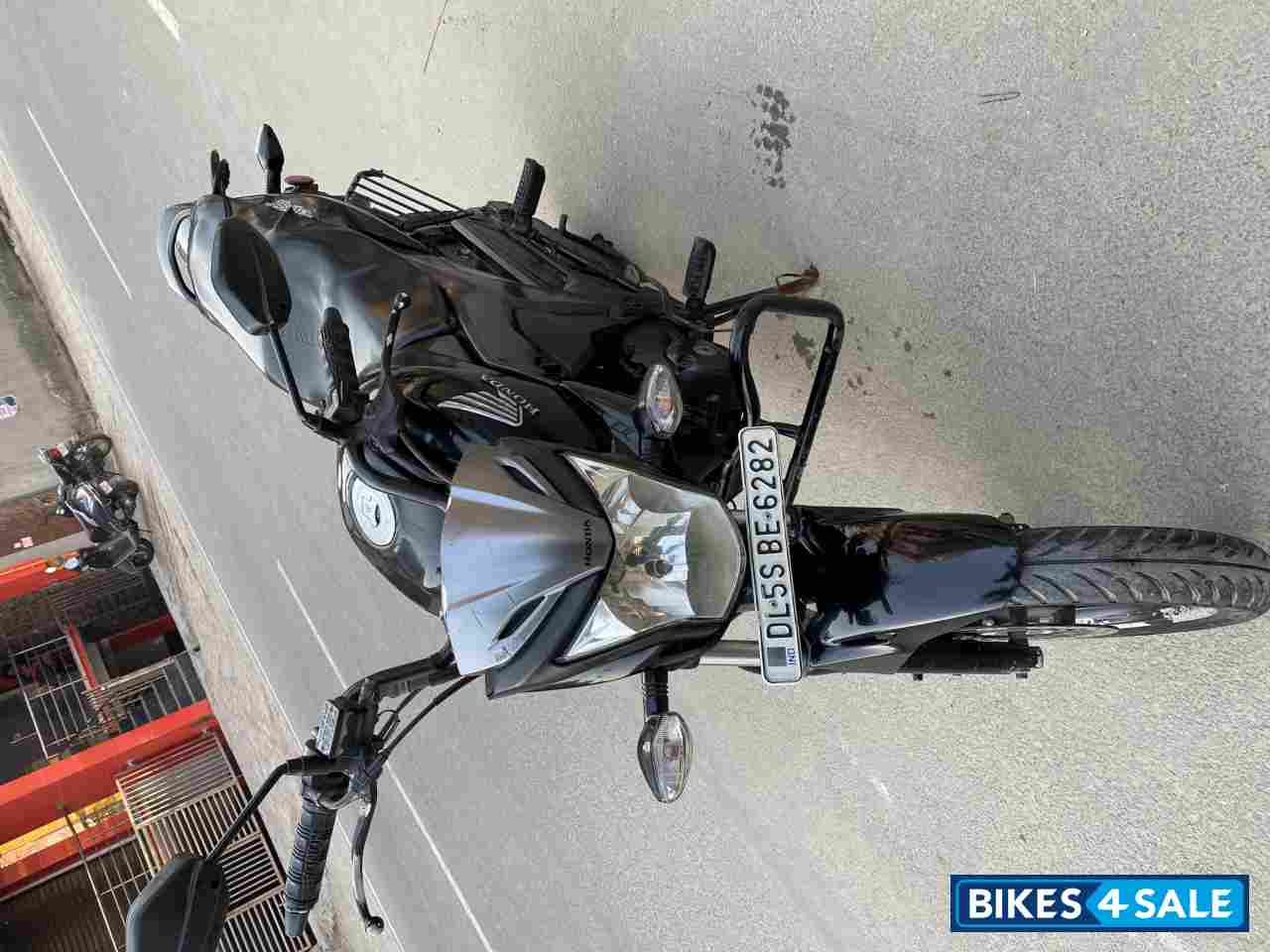 Black Honda CB Trigger