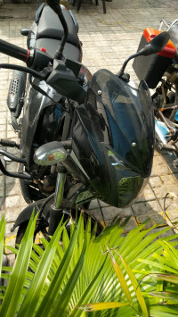 Black Bajaj Pulsar 125 Split Seat
