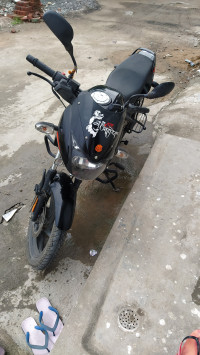Black Red Bajaj Pulsar 125 single seat Disc