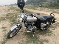 Silver Royal Enfield Bullet Electra Twinspark