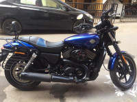 Blue Harley Davidson Street 750