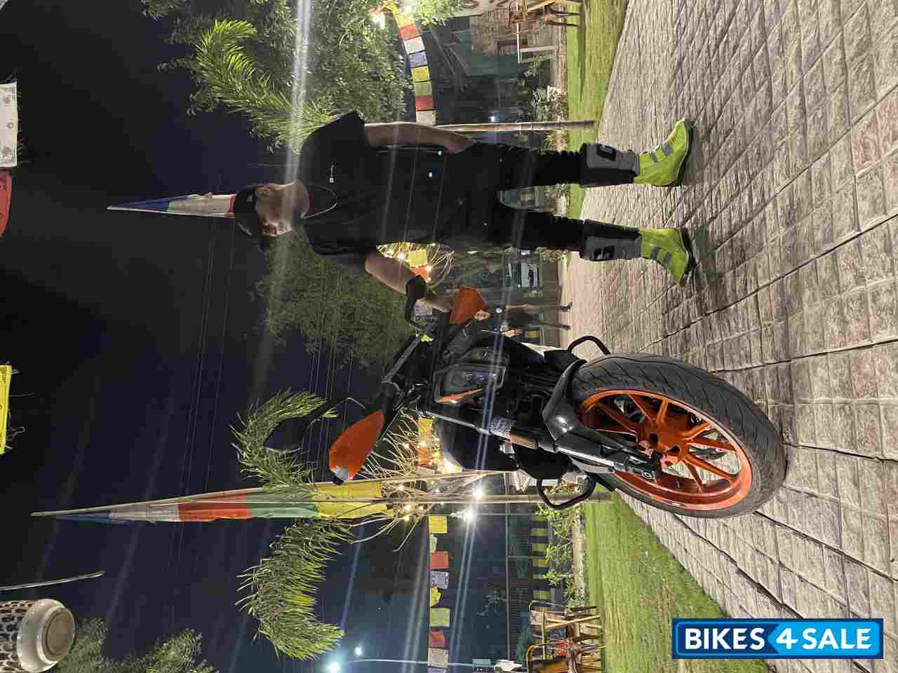 Grey Black KTM Duke 390 BS6