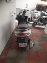 White Suzuki Burgman Street