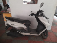 White Suzuki Burgman Street