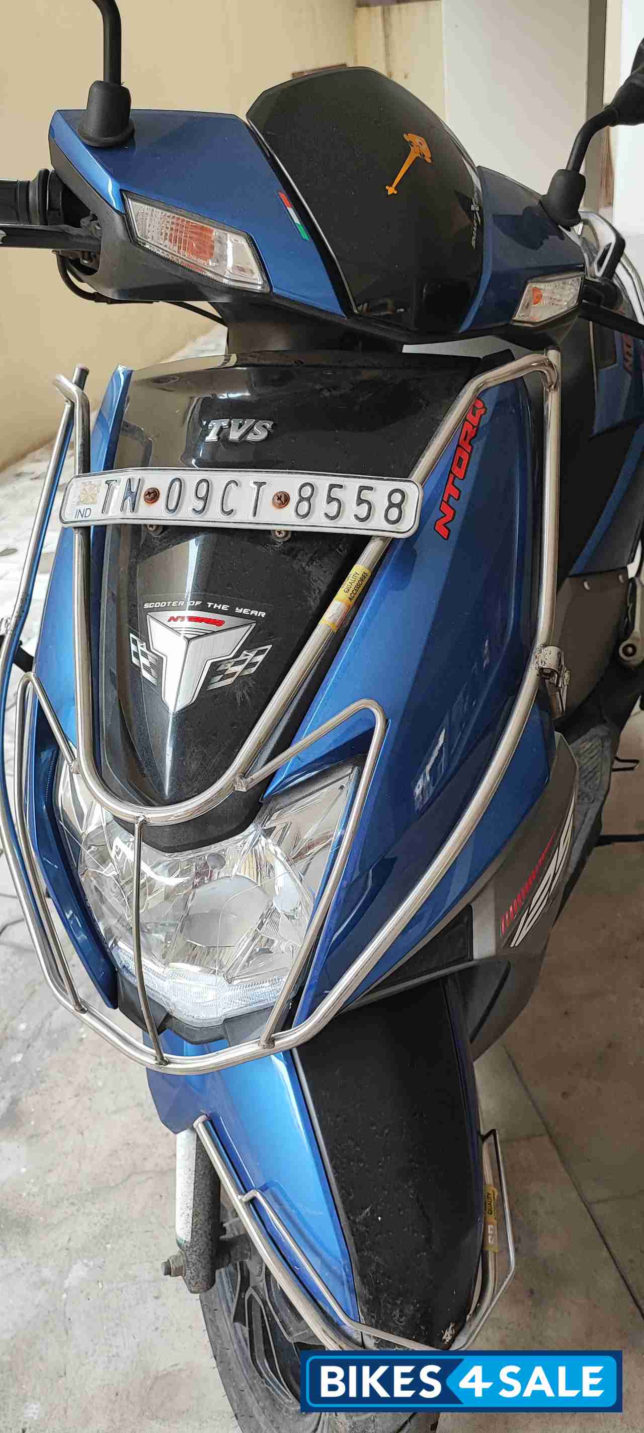 Marine Blue TVS NTORQ 125