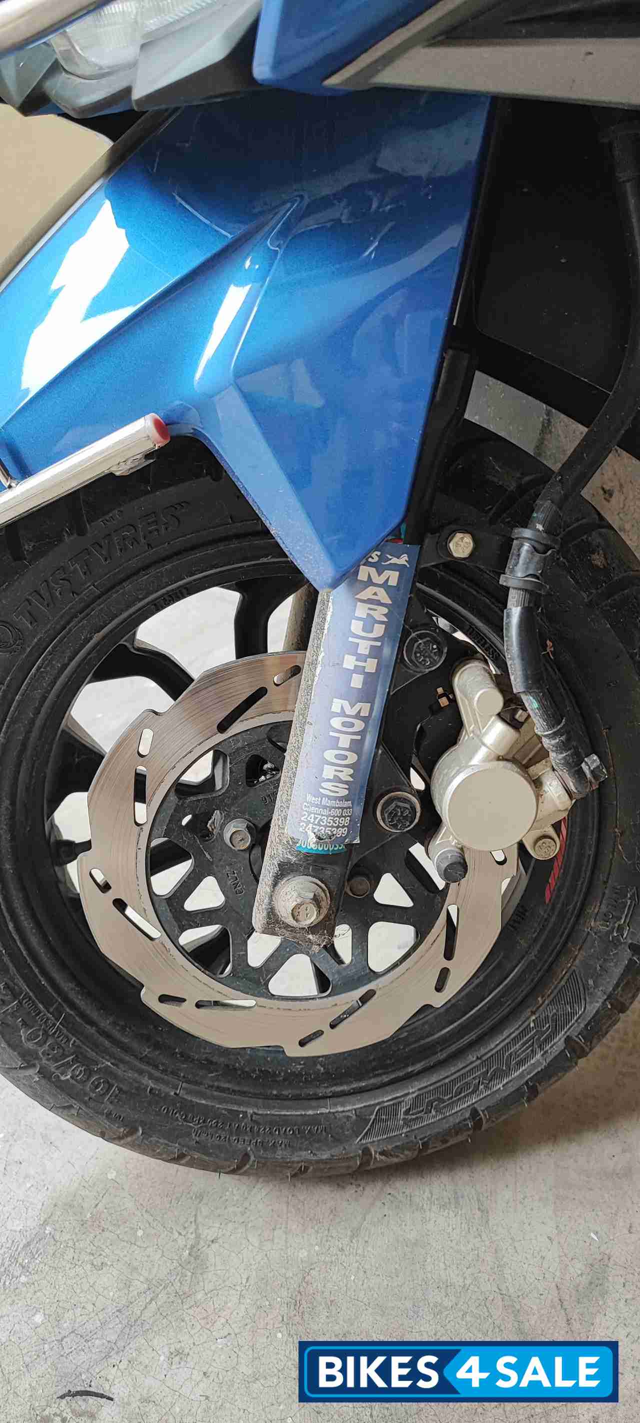 Marine Blue TVS NTORQ 125