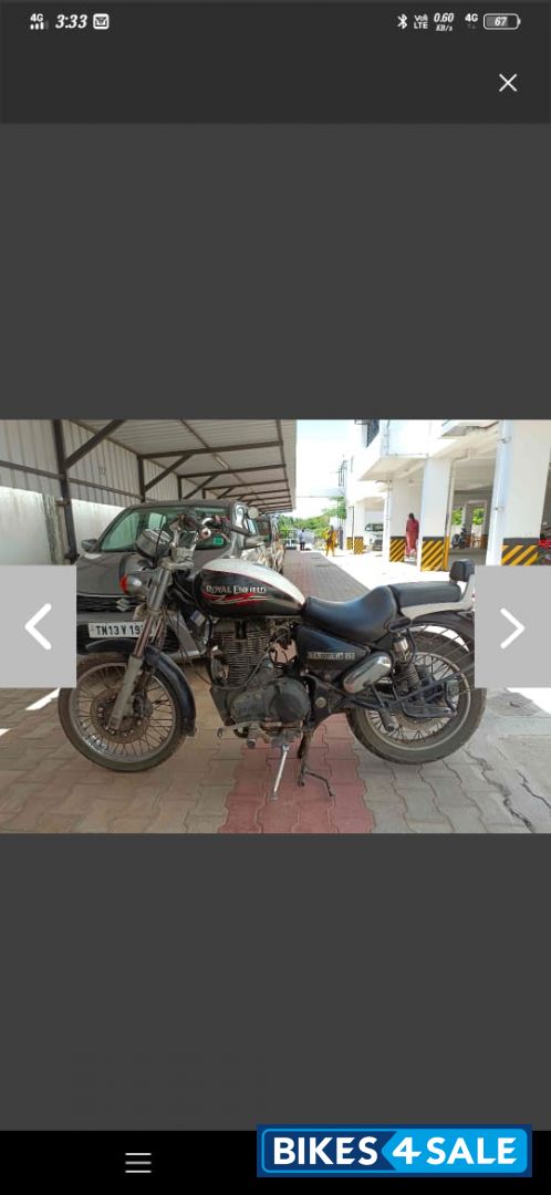 Black Royal Enfield Thunderbird 350