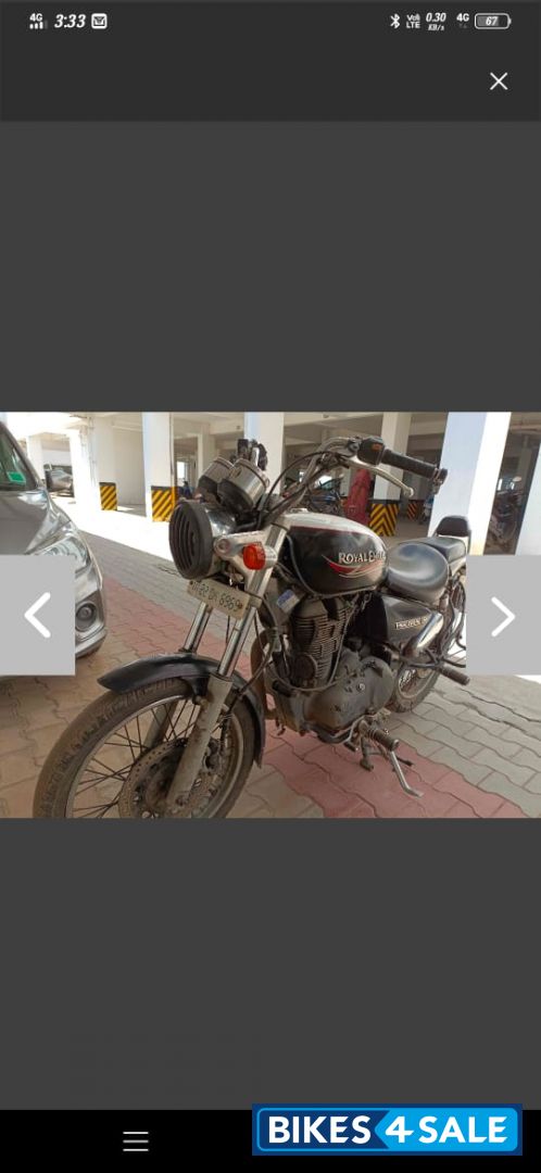 Black Royal Enfield Thunderbird 350