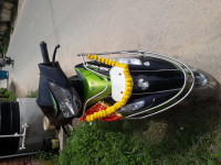 Black And Green TVS Scooty Streak