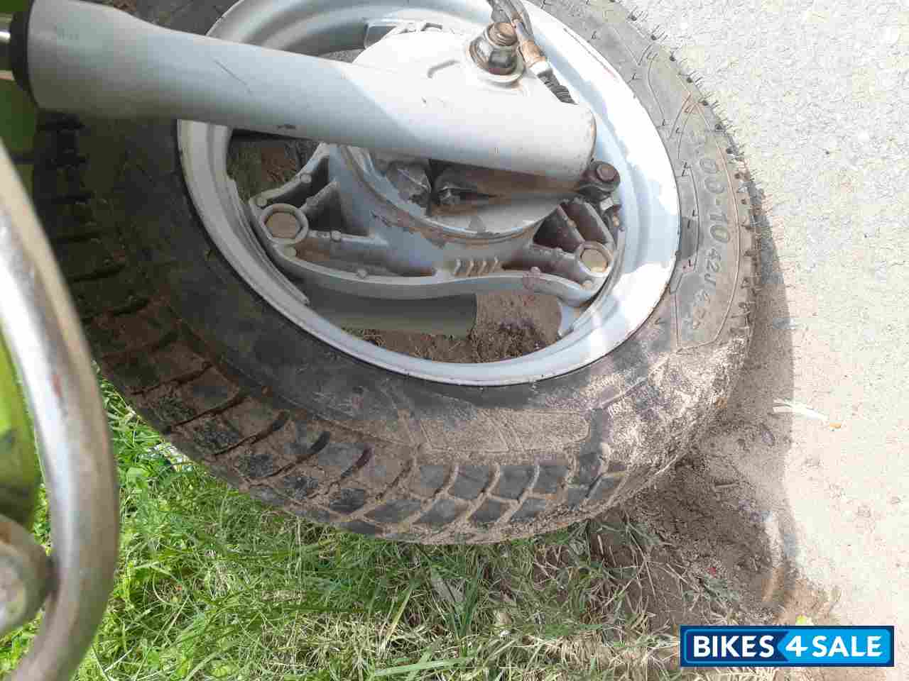 Black And Green TVS Scooty Streak