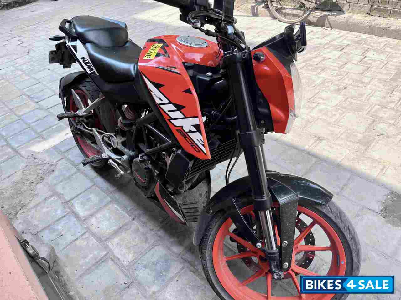 Orange And Black KTM Duke 200