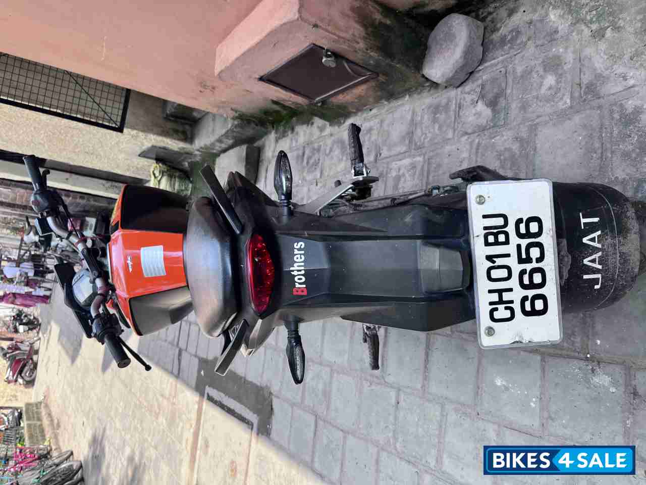 Orange And Black KTM Duke 200