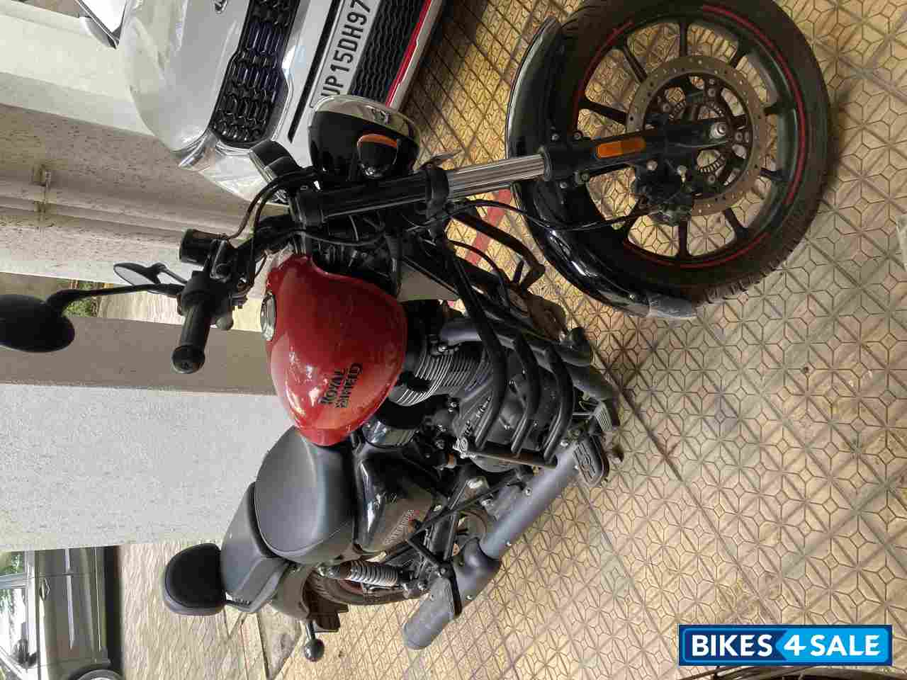 Red Royal Enfield Meteor 350 Fireball