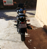 Black Blue Bajaj Pulsar 220F BS6