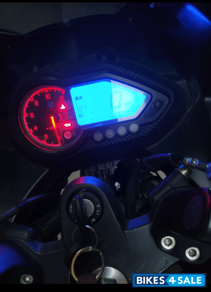 Black Blue Bajaj Pulsar 220F BS6