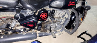 Stealth Black Royal Enfield Classic 350 Dual Channel BS6