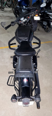 Stealth Black Royal Enfield Classic 350 Dual Channel BS6