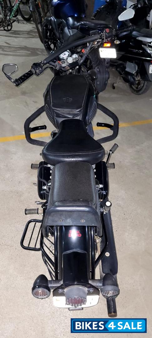 Stealth Black Royal Enfield Classic 350 Dual Channel BS6