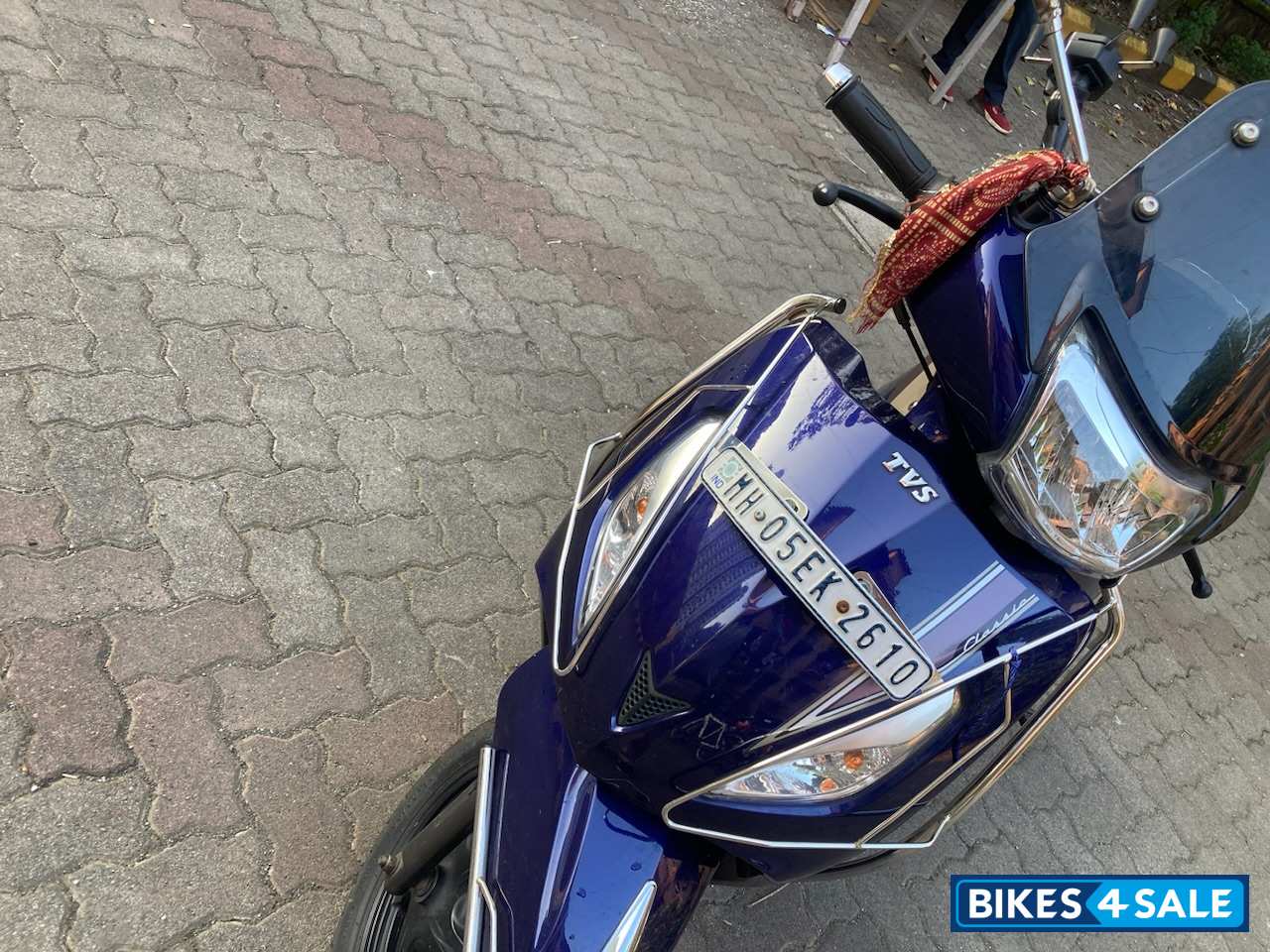 Blue TVS Jupiter Classic BS6