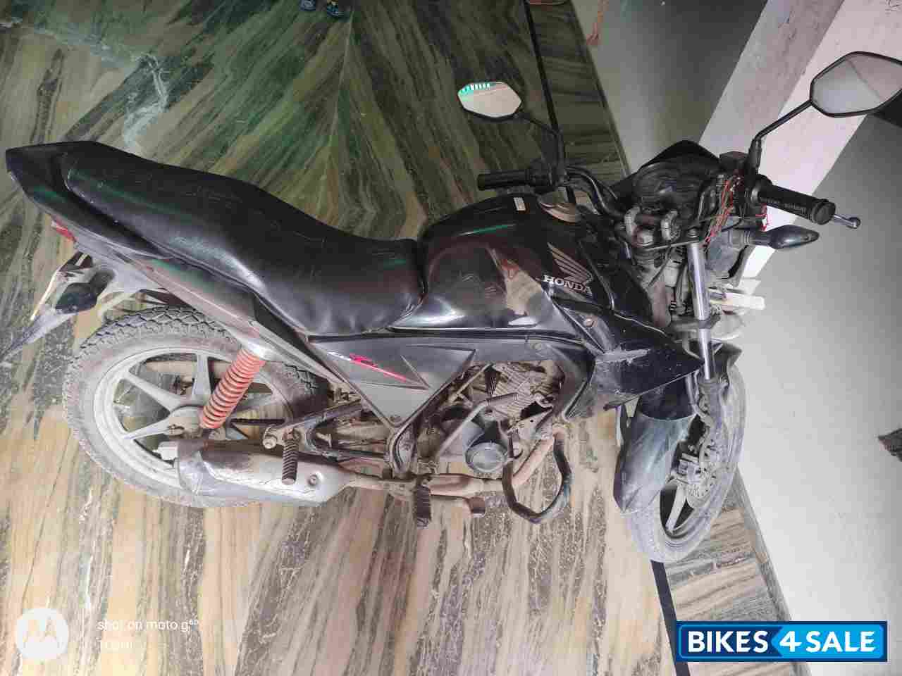 Black Honda CB Twister