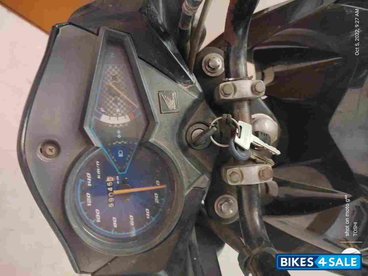 Black Honda CB Twister