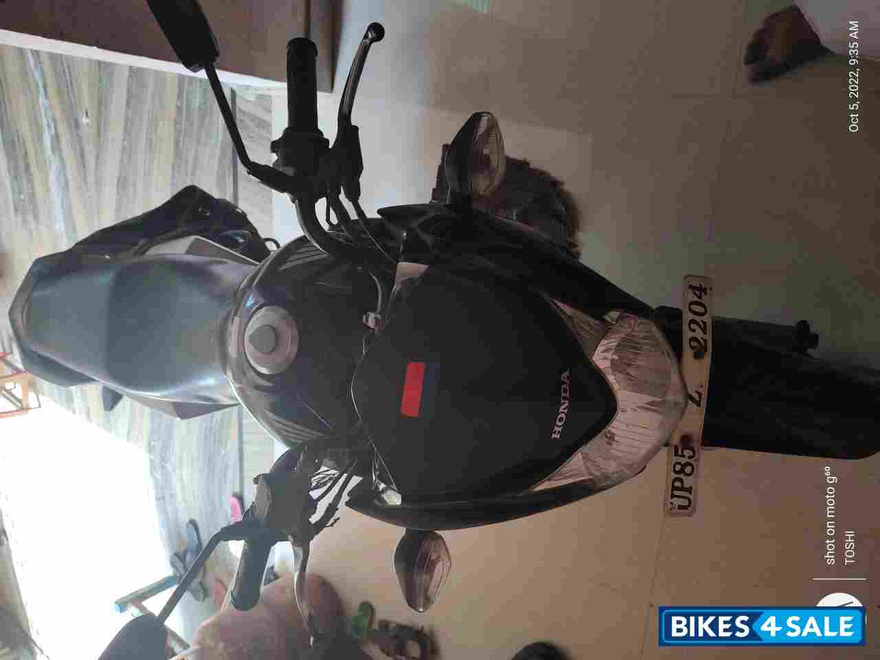 Black Honda CB Twister