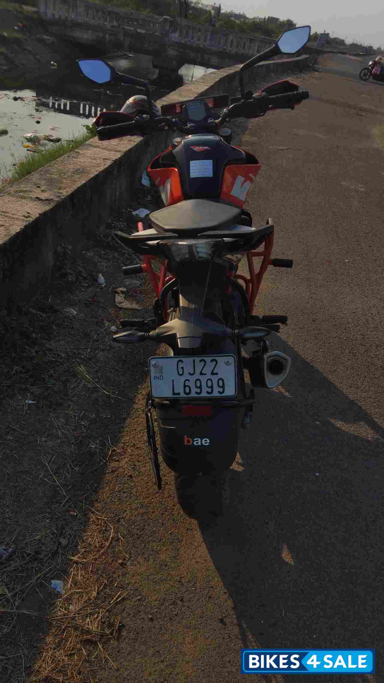 Orange KTM Duke 250