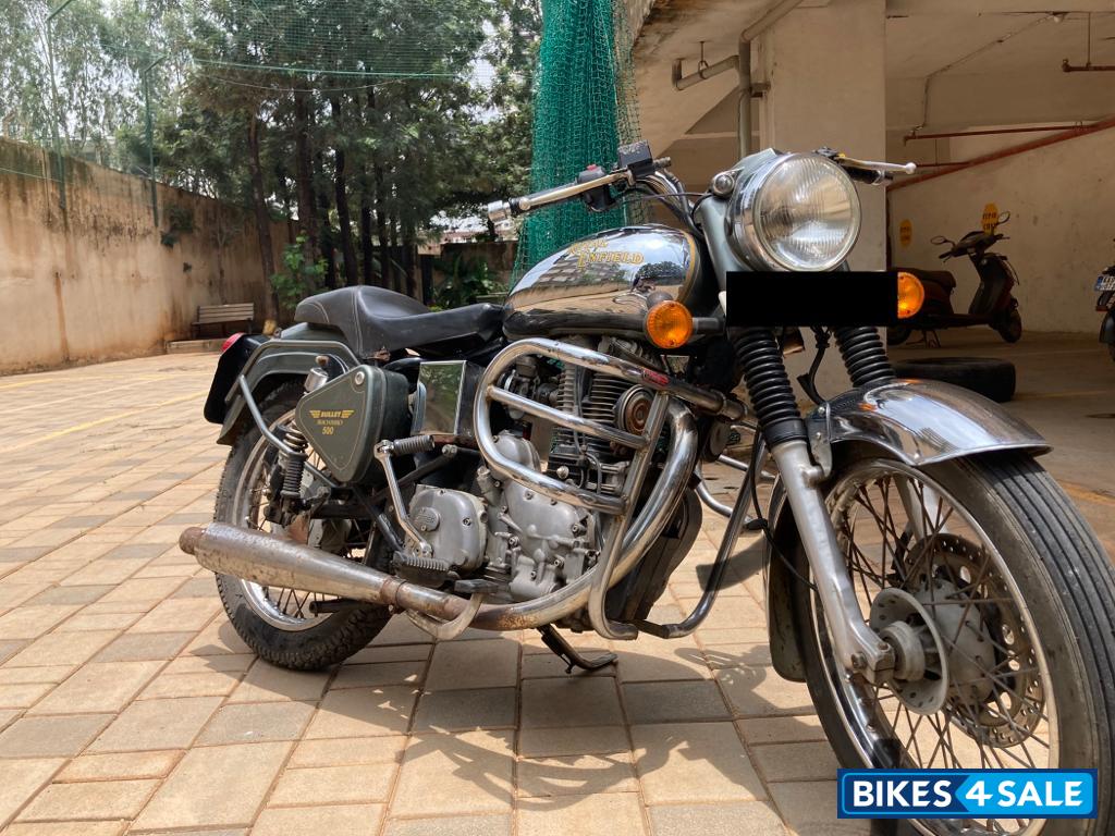 Green Royal Enfield Bullet Machismo A500