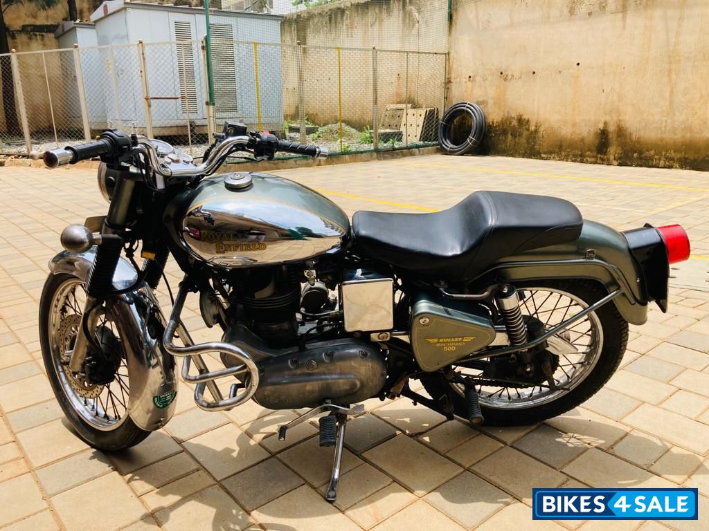 Green Royal Enfield Bullet Machismo A500