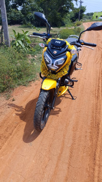 Yellow TVS Raider 125