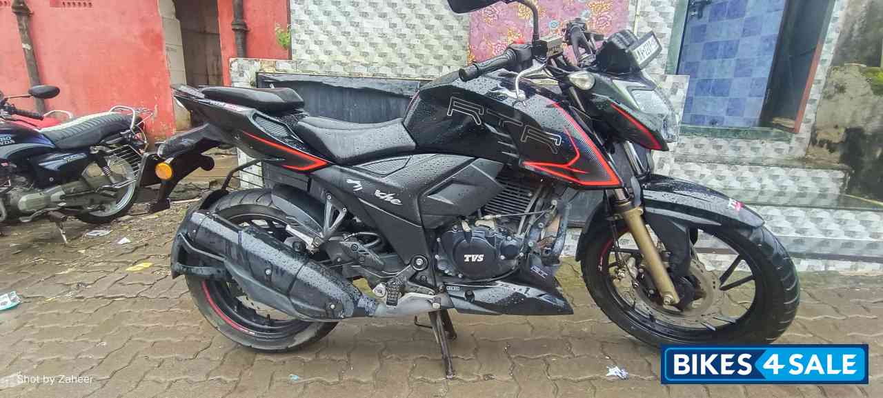 Black And Red TVS Apache RTR 200 4V ABS