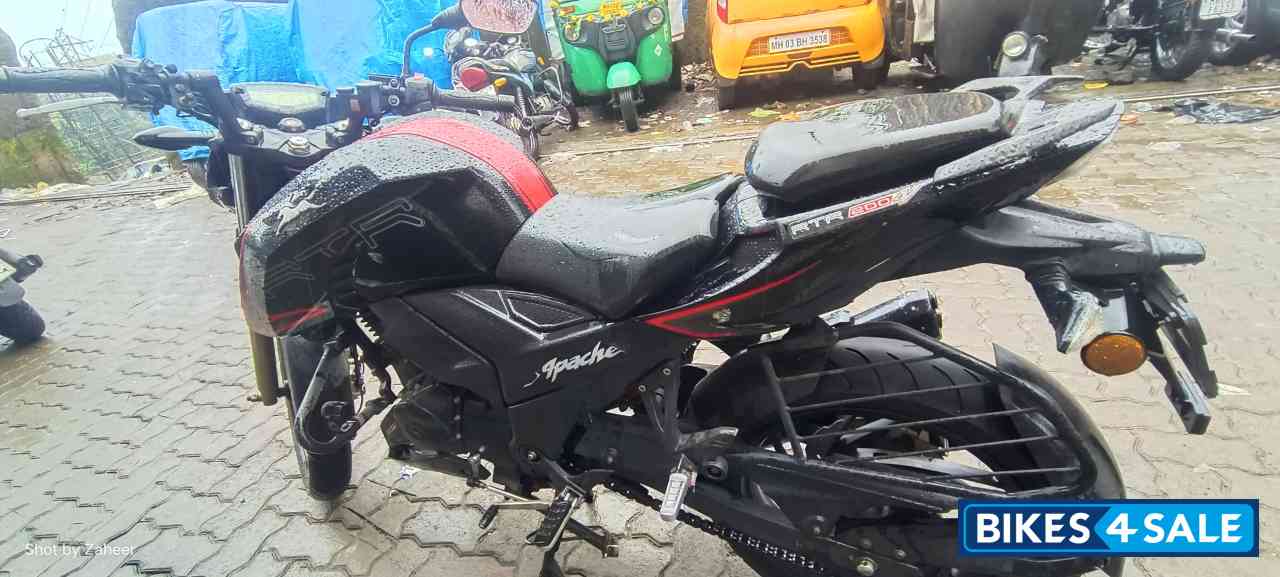 Black And Red TVS Apache RTR 200 4V ABS