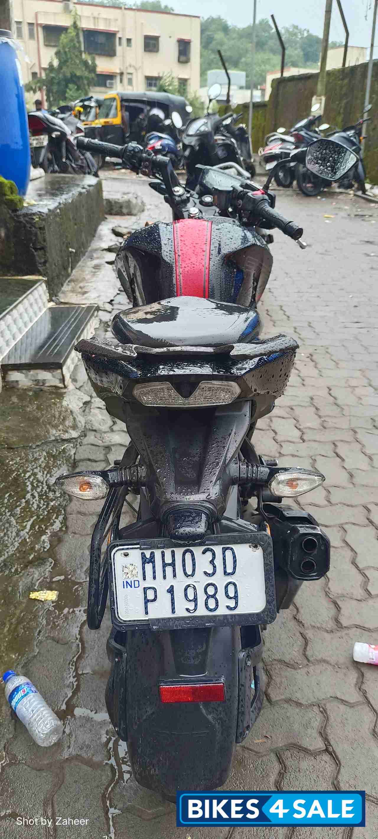 Black And Red TVS Apache RTR 200 4V ABS